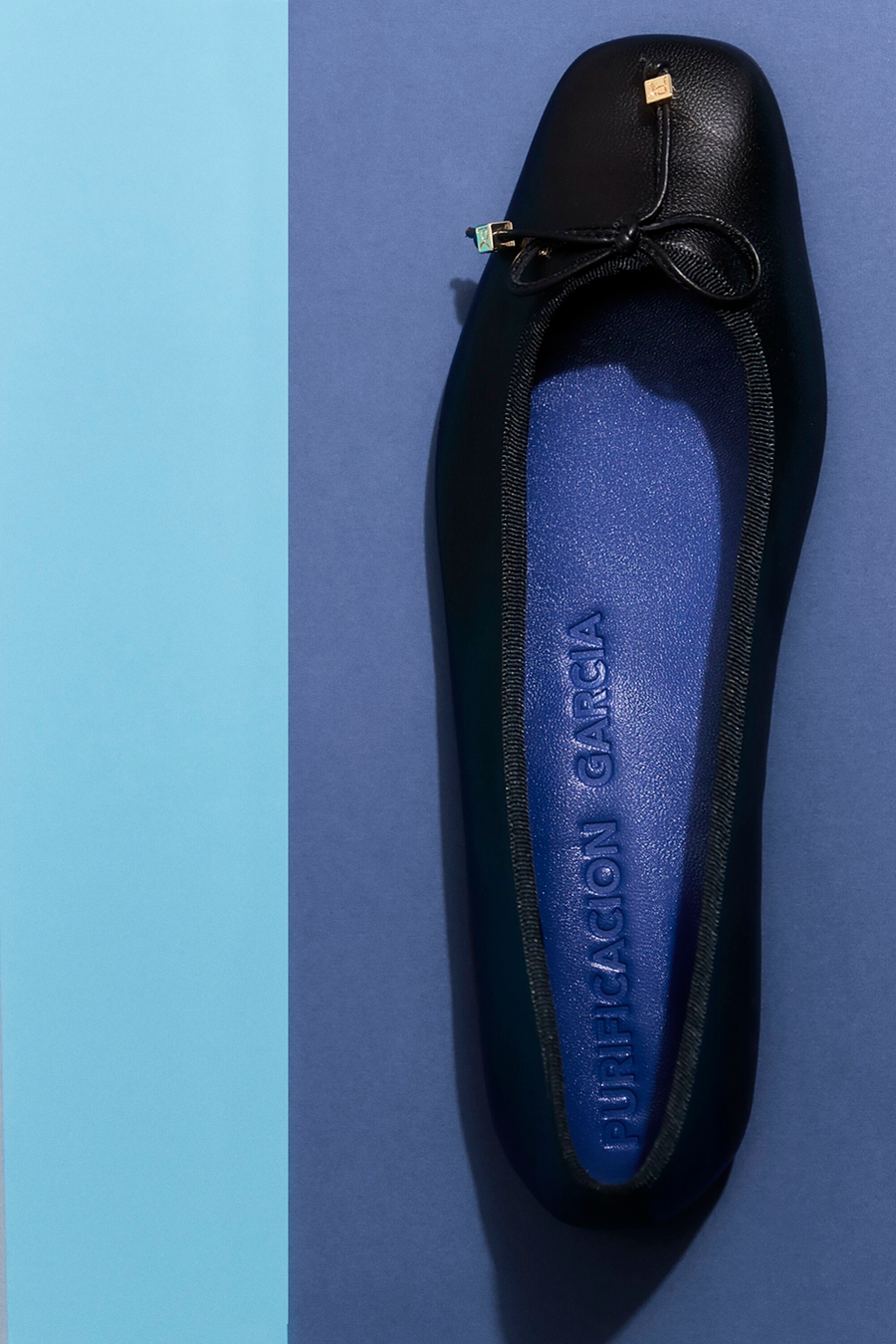 CUBITOS LEATHER BALLET FLATS