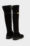 La Gran Manzana suede flat over-the-knee boots