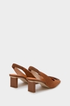 Domino suede 65 slingback pumps