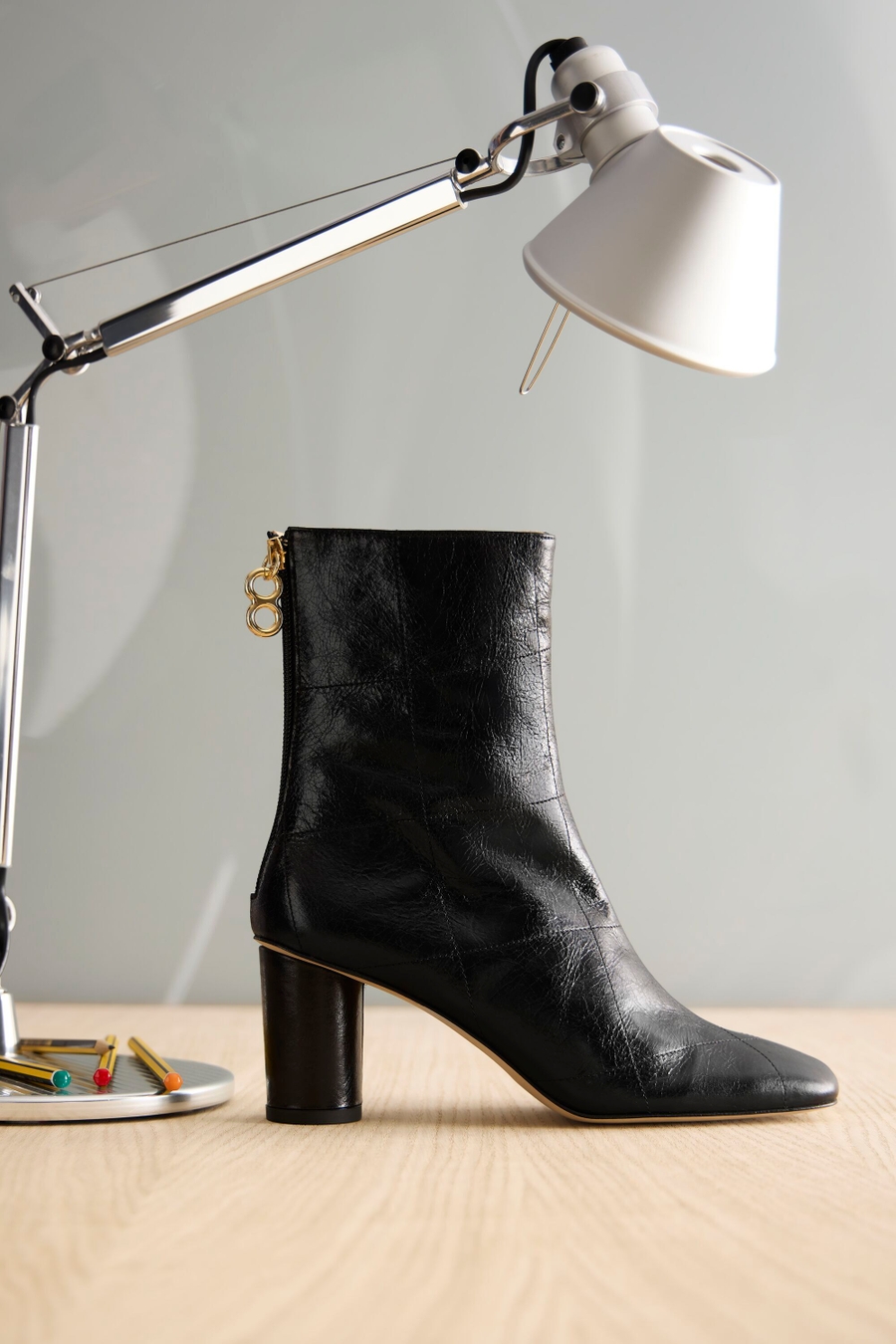 OCHO LEATHER 80 ANKLE BOOTS