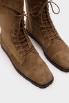 Samburu suede flat ankle boots