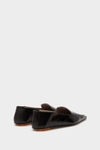 Leather folding-heel flats