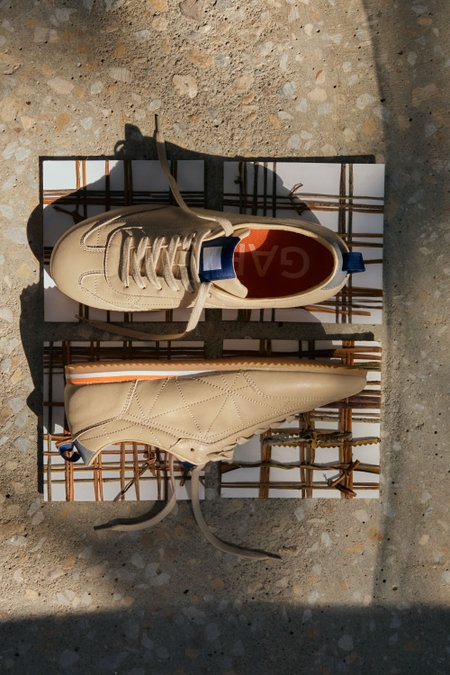 ORIGAMI LEATHER SNEAKERS