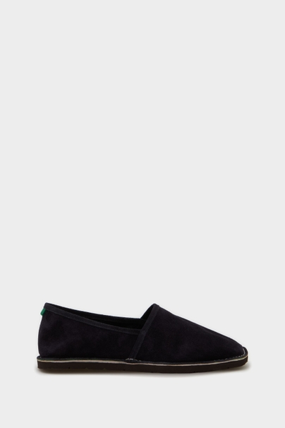 Suede espadrilles - NAVY