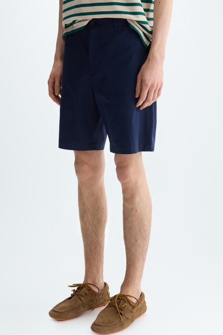 COTTON TWILL REGULAR FIT BERMUDA SHORTS