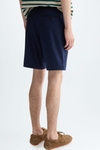 Cotton twill regular fit bermuda shorts