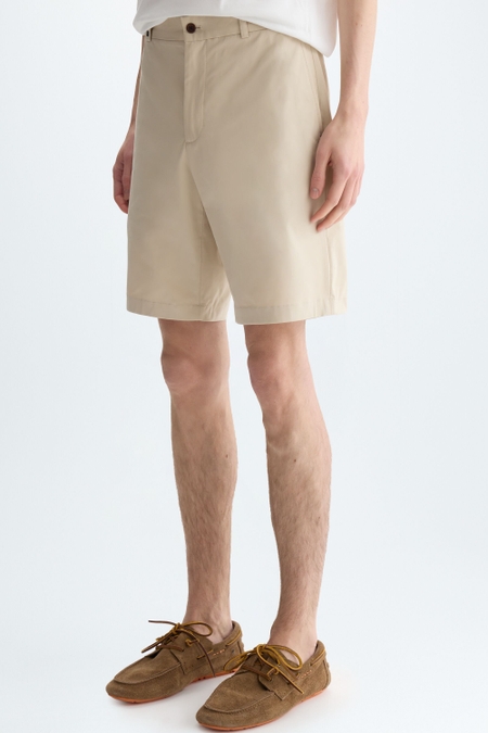 COTTON TWILL REGULAR FIT BERMUDA SHORTS