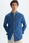 Denim twill shirt