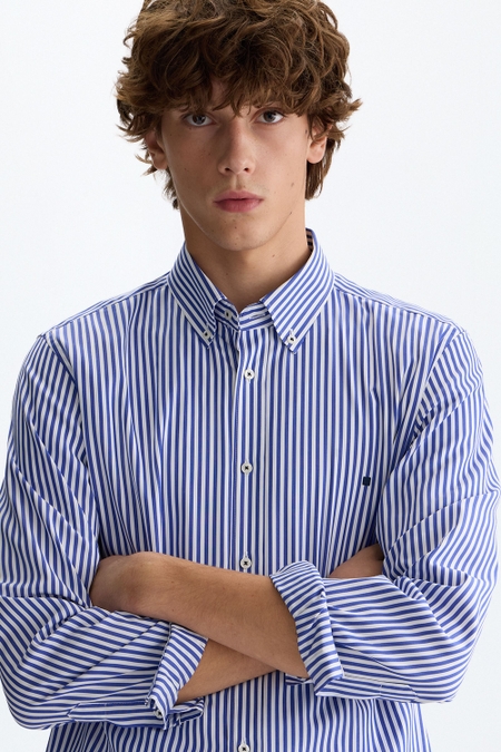 CANDY STRIPE POPLIN SHIRT