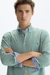 Candy stripe poplin shirt