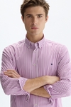 Candy stripe poplin shirt