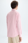 Candy stripe poplin shirt