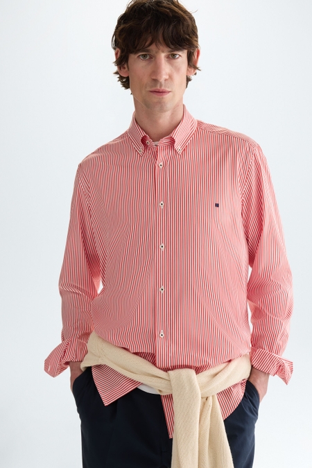 CANDY STRIPE POPLIN SHIRT