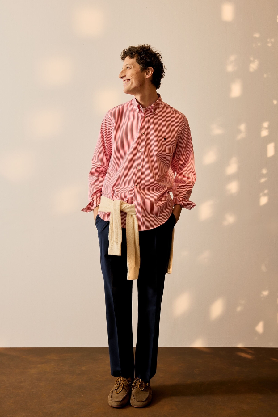 CAMISA POPELÍN RAYA CANDELA