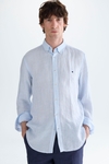 Striped linen shirt