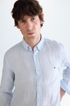 Striped linen shirt