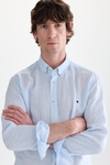 Striped linen shirt