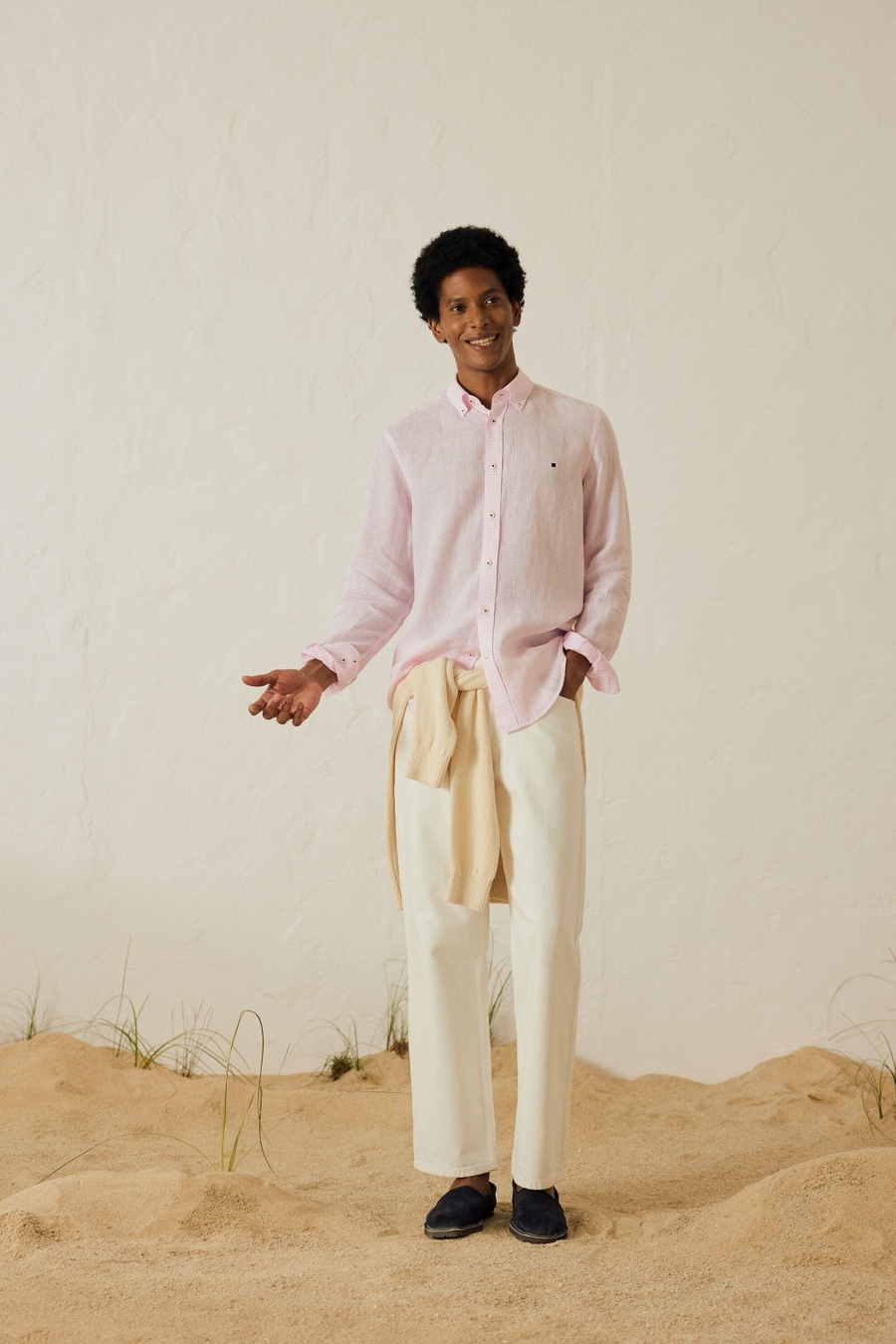CAMISA LINO CUADRO VICHY