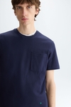 Textured cotton t-shirt