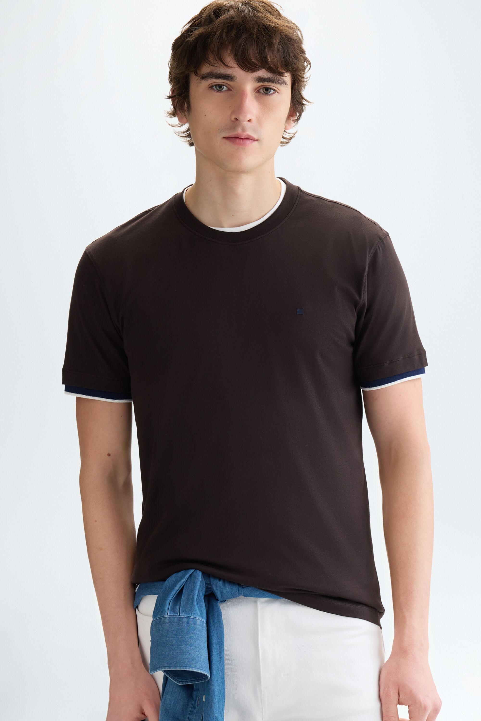 Double cuff t-shirt
