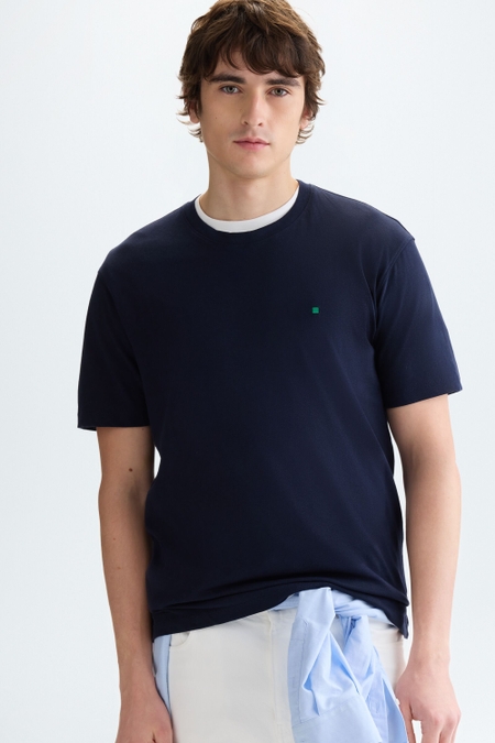 COTTON LINEN T-SHIRT