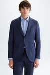 Linen relaxed fit suit jacket