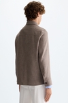 Cotton false plain overshirt