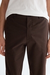 Cotton twill regular fit light chino trousers