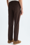 Cotton twill regular fit light chino trousers