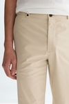Cotton twill regular fit light chino trousers