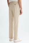 Cotton twill regular fit light chino trousers