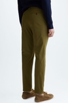 Cotton twill regular fit light chino trousers