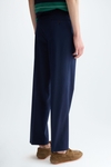 Cotton twill relaxed fit trousers