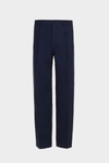 Cotton twill relaxed fit trousers