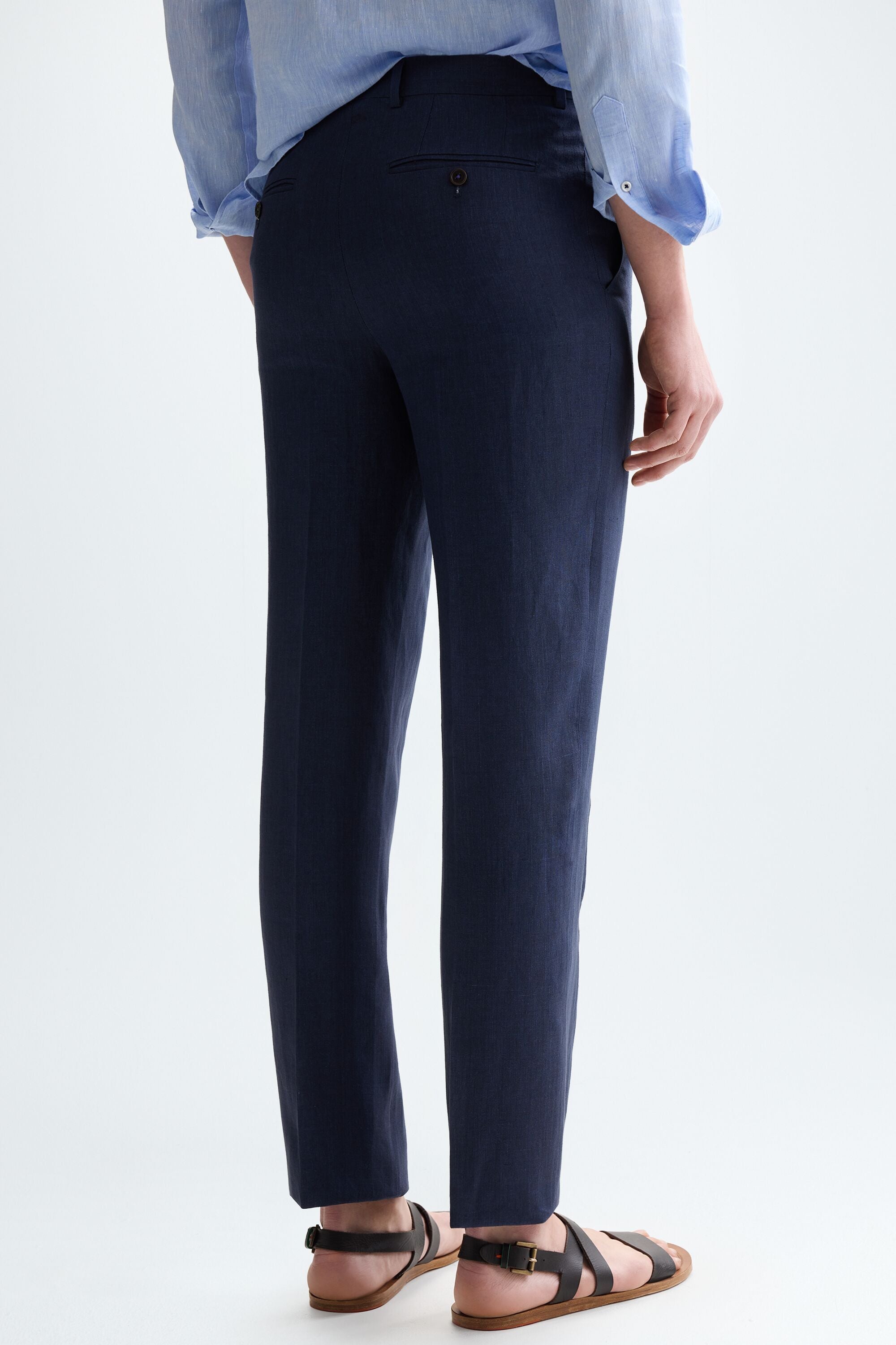 long sleeve fitted dress casual Anything Dress Pant Slim 30 / Navy