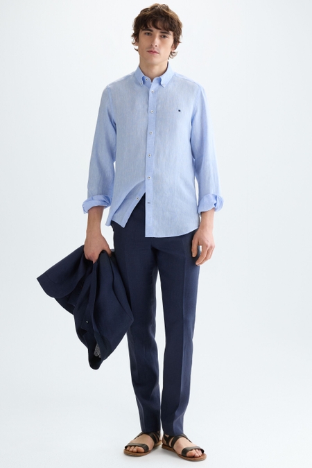 PANTALÓN DE TRAJE CLASSIC FIT LINO