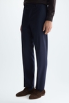 Tropical wool classic fit suit trousers