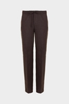 Linen relaxed fit trousers