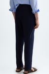 Linen relaxed fit trousers