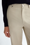 Cotton twill relaxed fit chino trousers