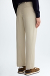 Cotton twill relaxed fit chino trousers