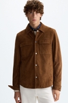 Suede overshirt