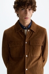 Suede overshirt