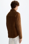Suede overshirt