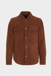 Suede overshirt