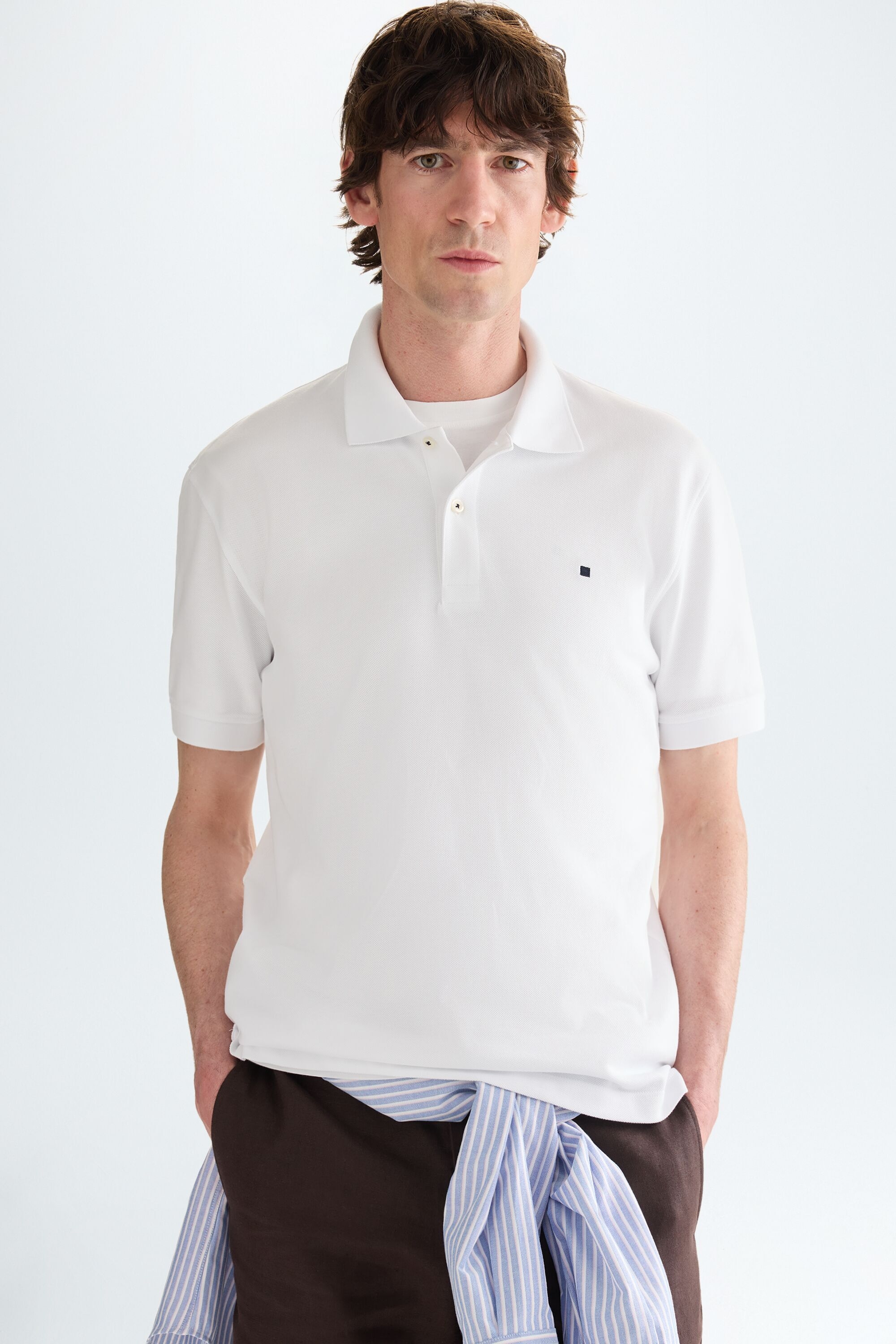 Piqué polo shirt