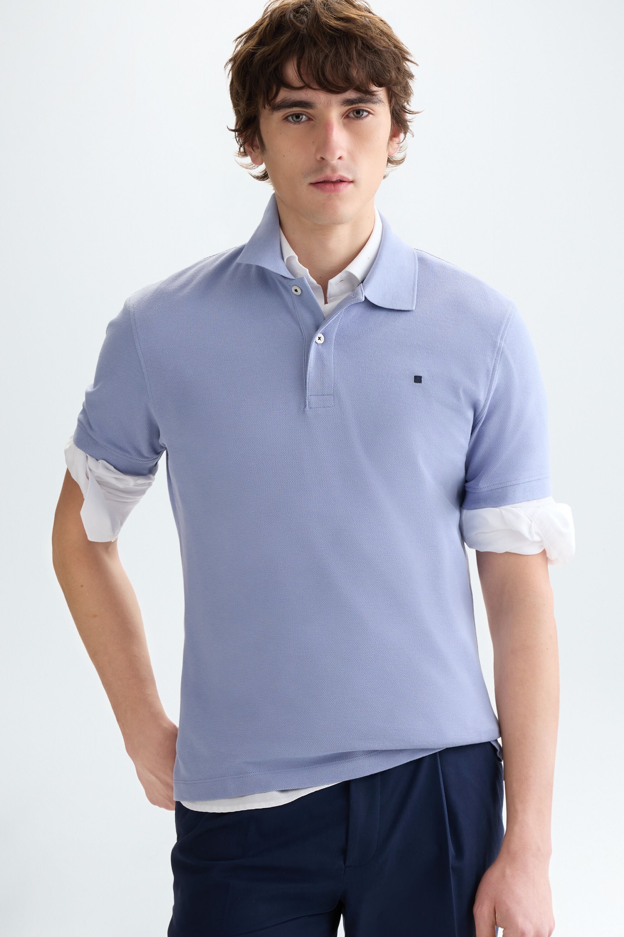 Piqué polo shirt