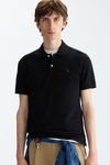 Piqué slim fit polo shirt