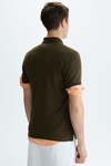 Piqué slim fit polo shirt
