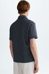 Technical jacquard polo shirt